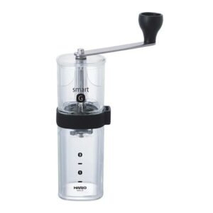 CARTEL ROASTERS The Smart G Coffee Mill will grind coffee beans finely or coarsely and is easily adjustable. Each part can disassemble for easy cleaning and maintenance.