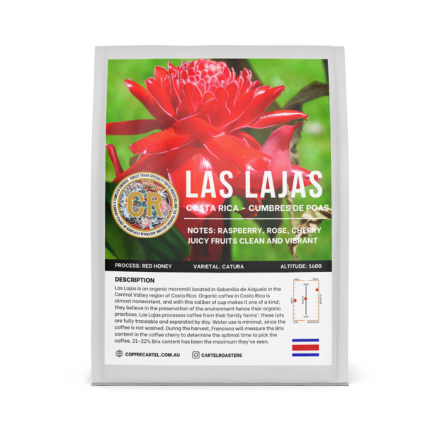 COSTA RICA LAS LAJAS CUMBRES DE POAS RED HONEY MICROLOT