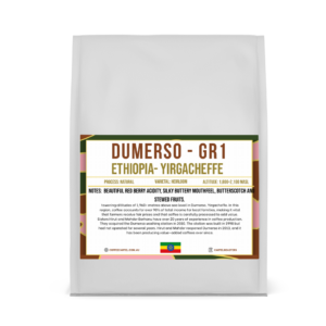 ETHIOPIA – DUMERSO GR1 – YIRGACHEFFE – NATURAL coffee bag