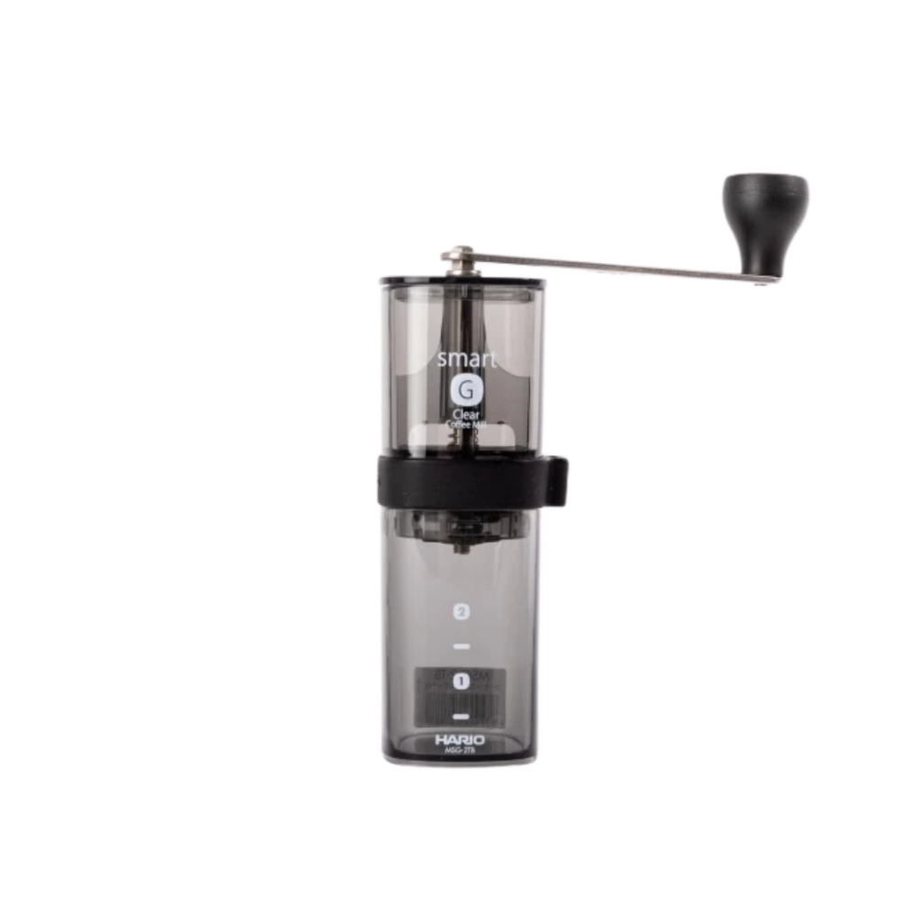 Hario Coffee Mill Smart G Transparent Black Coffee Cartel