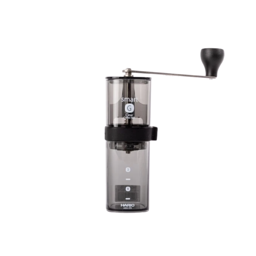 Hario Coffee Mill Smart G Transparent Black Coffee Cartel