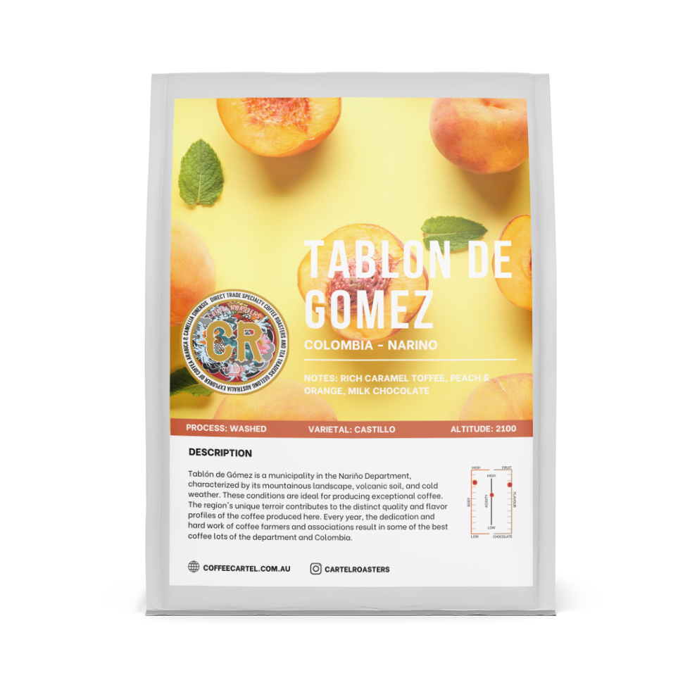 COLOMBIA – TABLON DE GOMEZ – NARINO – WASHED PROCESS