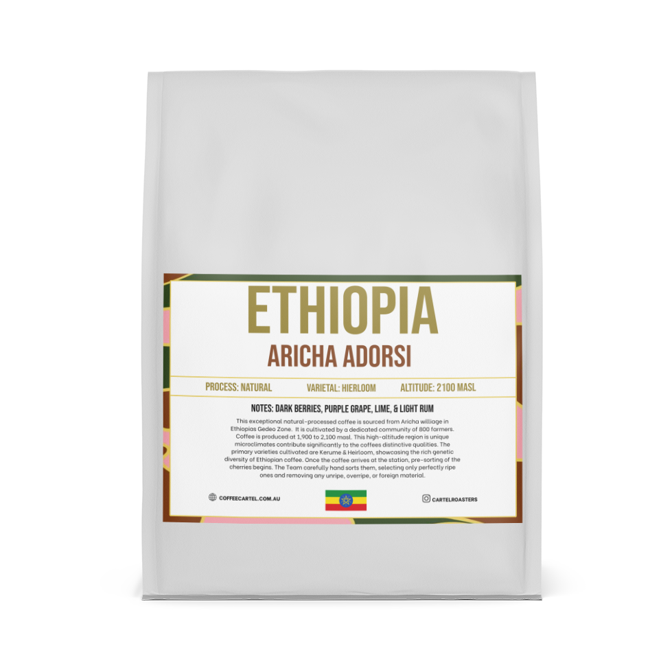 ETHIOPIA – ARICHA ADORSI – YIRGACHEFFE – NATURAL PROCESS