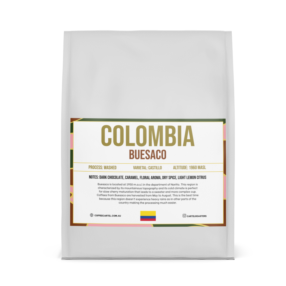 COLOMBIA – BUESACO – NARINO – WASHED PROCESS